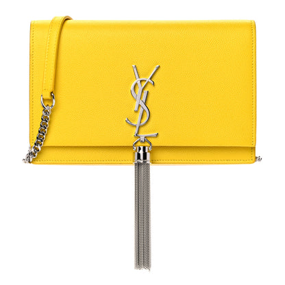 Saint Laurent Grain De Poudre Classic Monogram Kate Tassel Chain Wallet Mimosa 1 of 10
