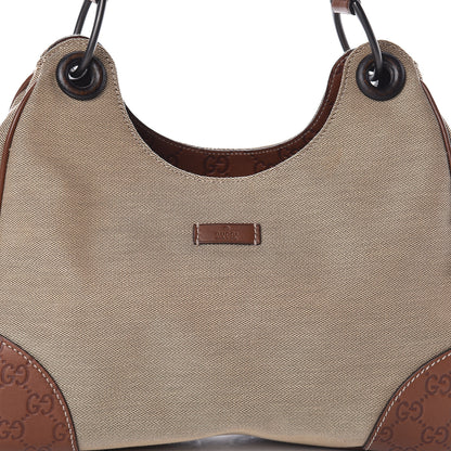 Gucci Canvas Guccissima Hobo Brown 8 of 10