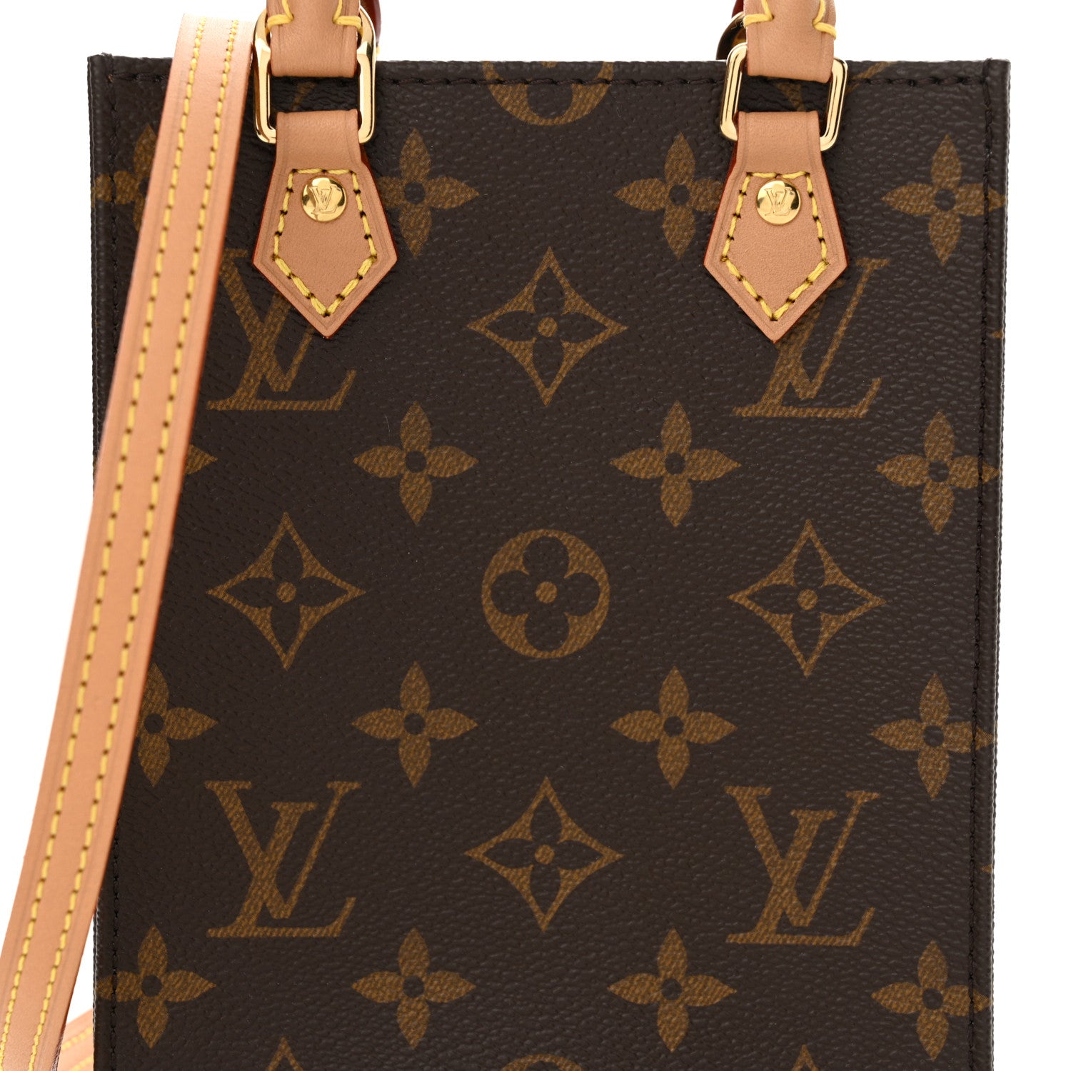 Louis Vuitton Monogram Petit Sac Plat 7 of 9