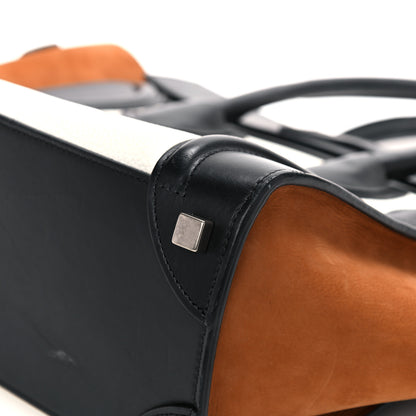 Celine Baby Grained Calfskin Nubuck Tri-Color Micro Luggage Iceberg 8 of 26