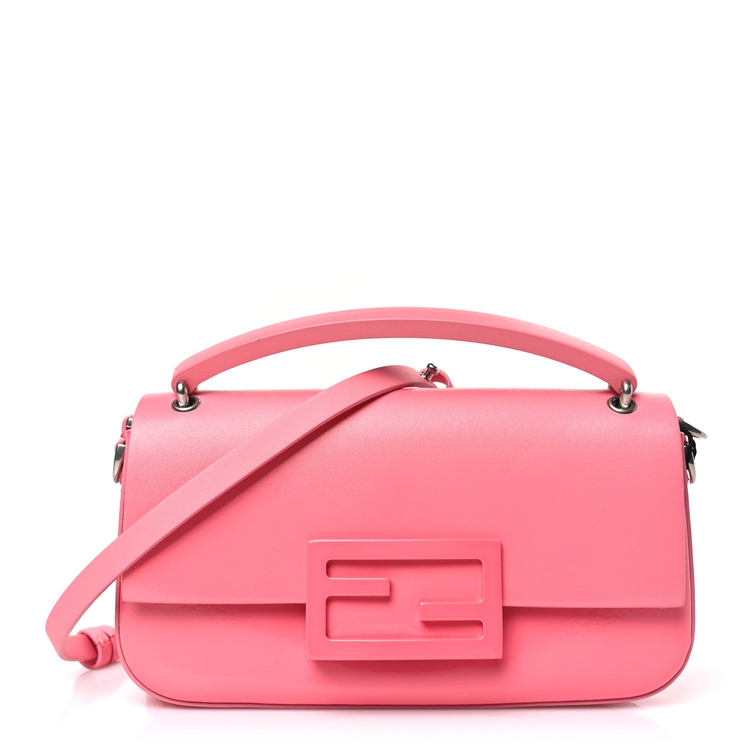 Fendi Vitello Liberty Sfumato Phone Baguette Pink Dalia 1 of 9