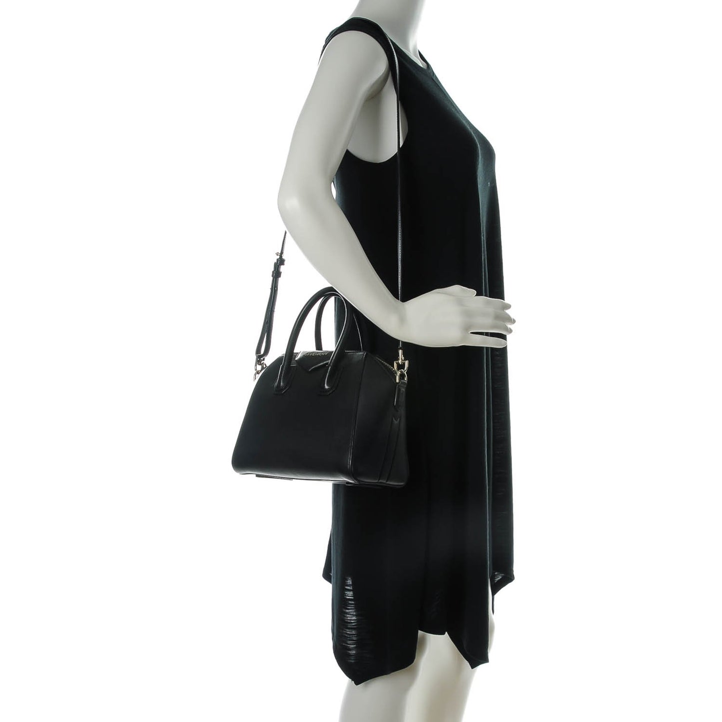 Sugar Goatskin Mini Antigona Black