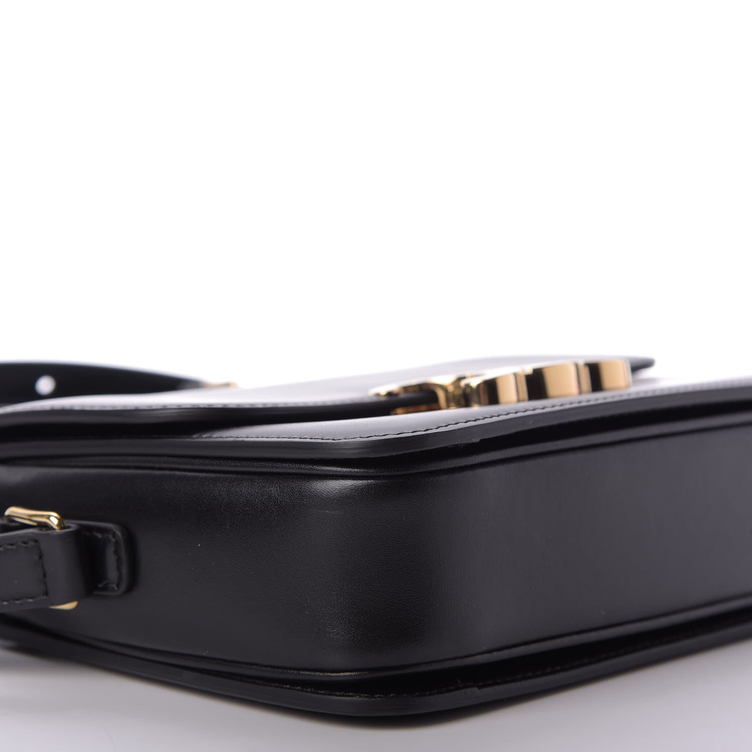 Celine Shiny Calfskin Nano Triomphe Black 6 of 8