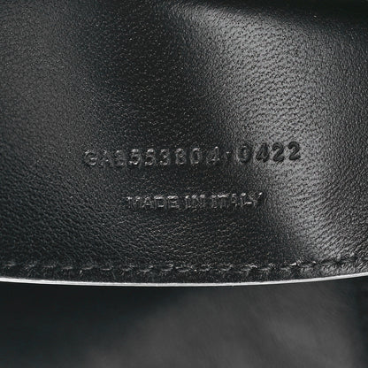 Saint Laurent Smooth Calfskin Suede Medium Reversible Monogram Kate Satchel Black 11 of 20
