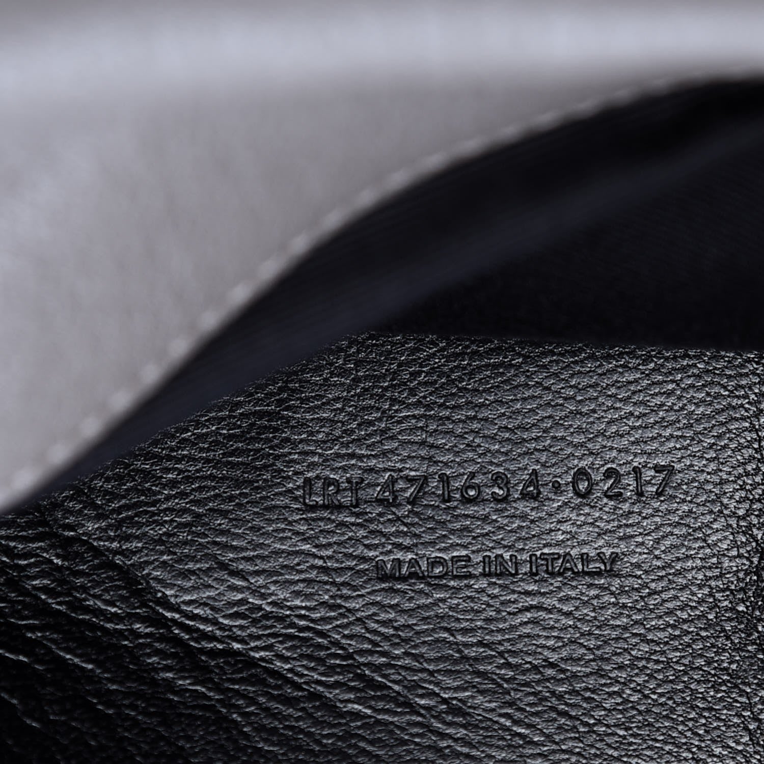 Saint Laurent Sheepskin Medium West Hollywood Monogram Fold-Over Bag Grey 9 of 9