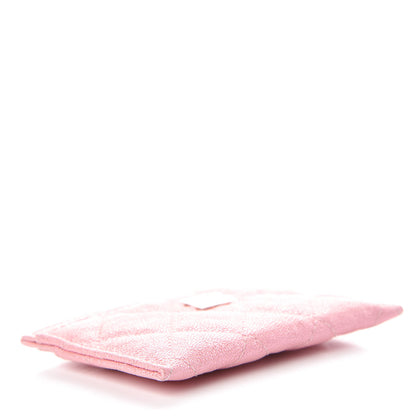 Chanel Iridescent Caviar Quilted Card Holder Rose Pink 4 of 9