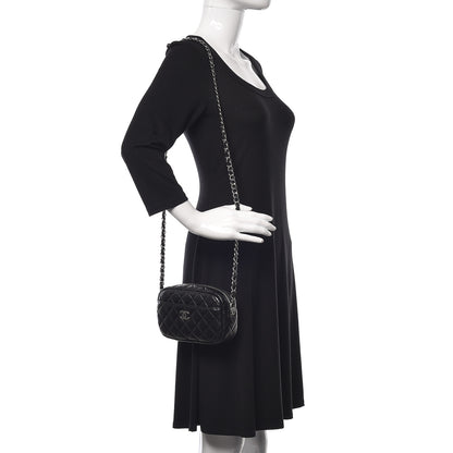 Chanel Lambskin Quilted Small Timeless Camera Case Black 2 of 10