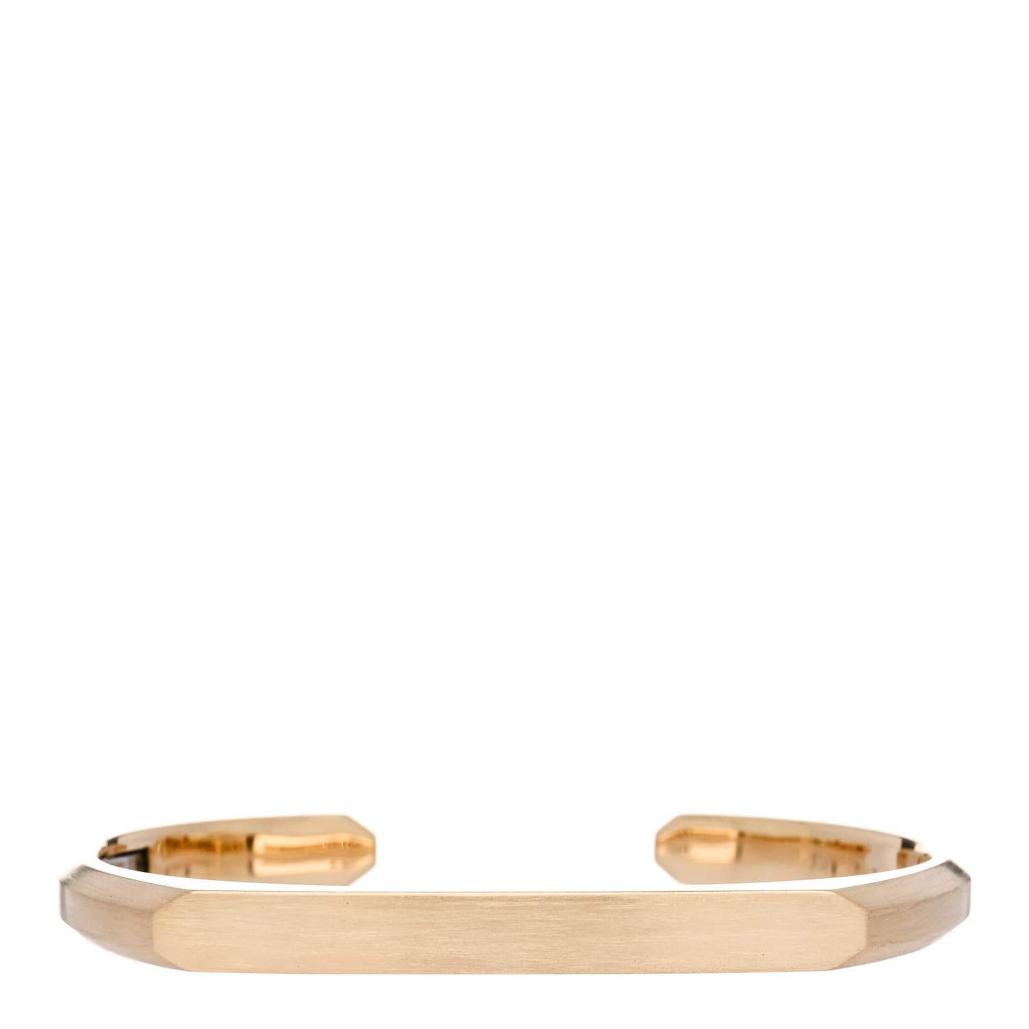 David Yurman 18K Yellow Gold 5.5mm Streamline Cuff Bracelet 1 of 3