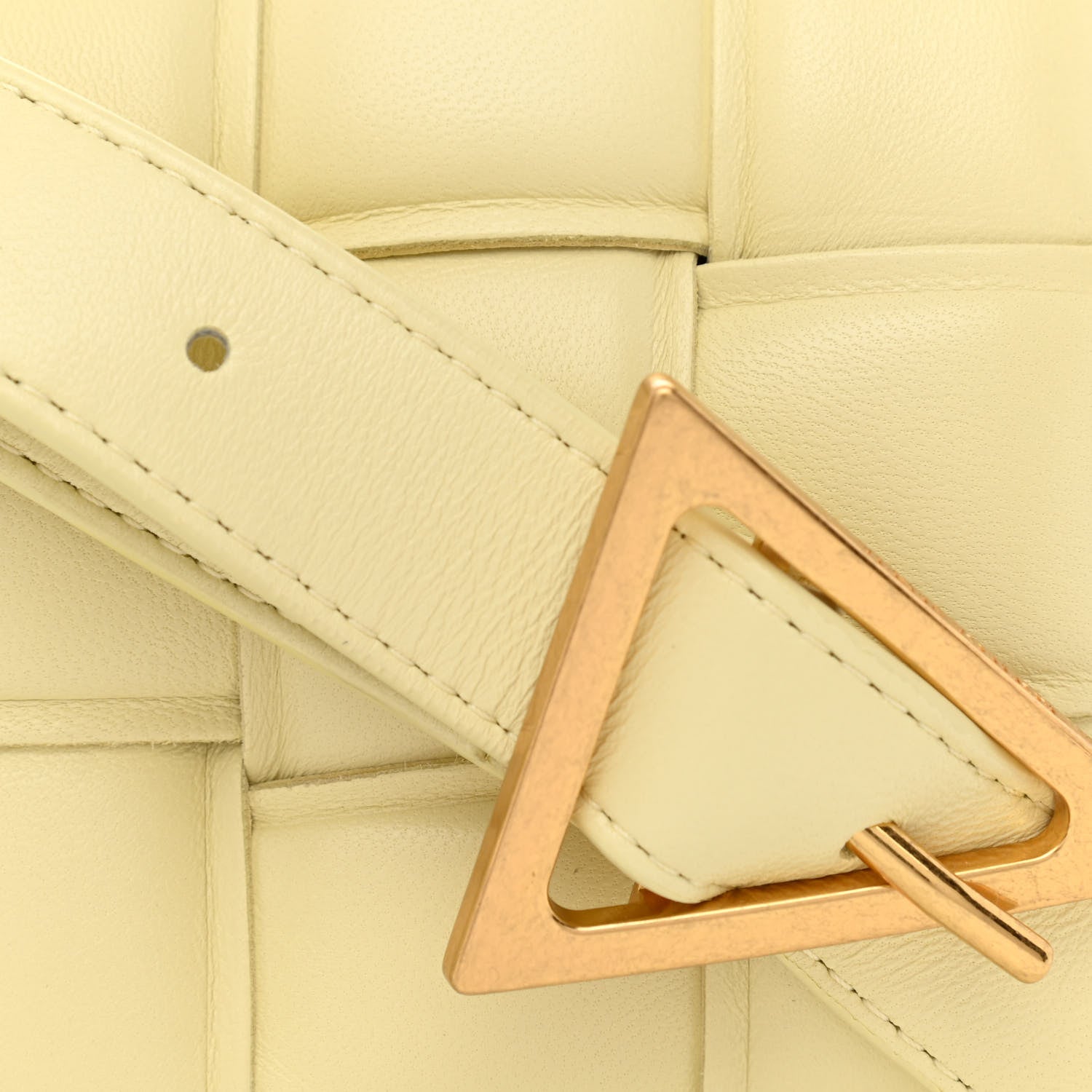 Bottega Veneta Nappa Maxi Intreccio Small Padded Cassette Crossbody Bag Ice Cream 10 of 12