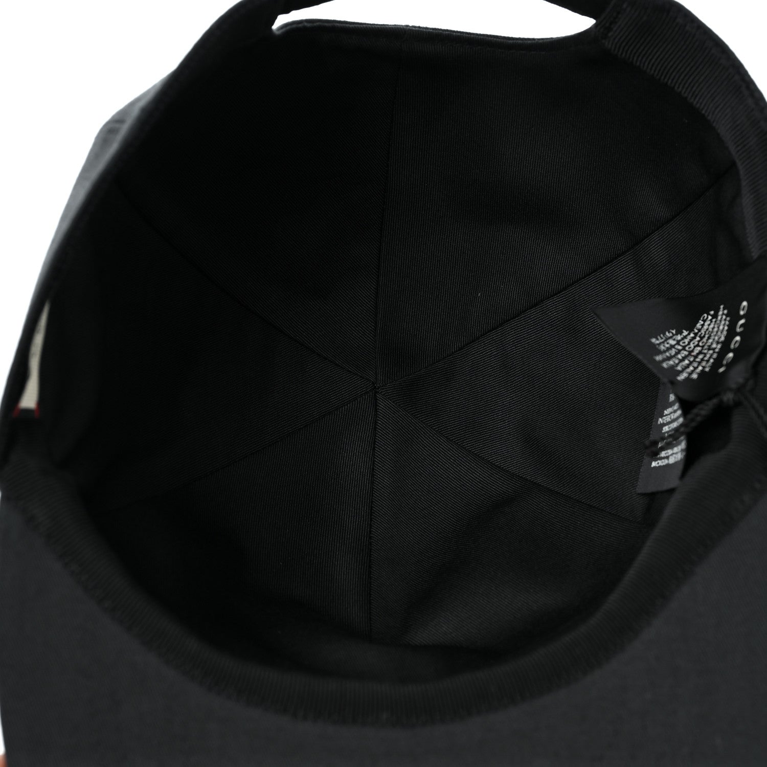 Gucci Embroidered Baseball Hat XL Black 7 of 9