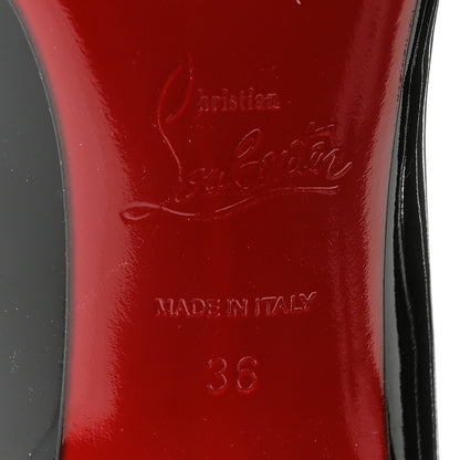 Christian Louboutin Patent Pigalle Follies 100 Pumps 36 Black 7 of 8