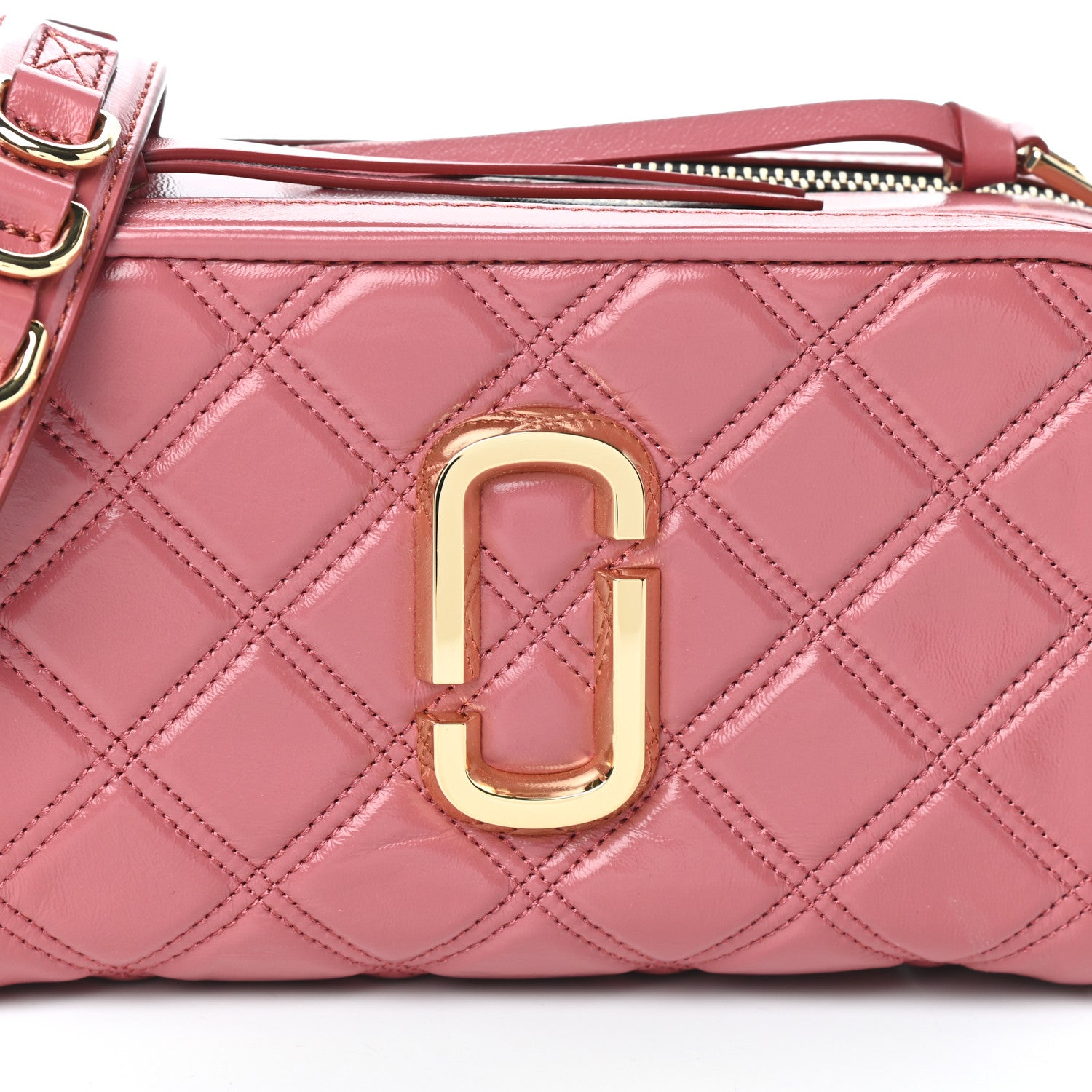 Marc Jacobs Calfskin Quilted The Softshot 21 Bag Santa Fe Red 8 of 10