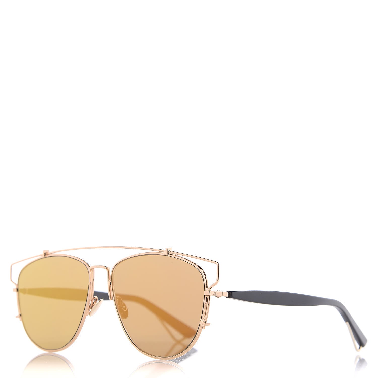 Christian Dior Technologic Sunglasses Gold 1 of 9