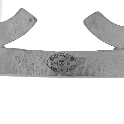 Chanel Metal CC Cuff Silver 4 of 4