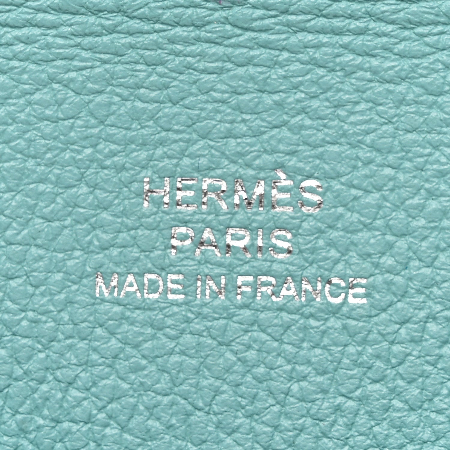 Hermes Evercolor Calvi Verso Card Case Malachite Bleu Atoll 6 of 8