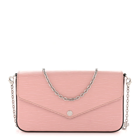 Epi Pochette Felicie Rose Ballerine