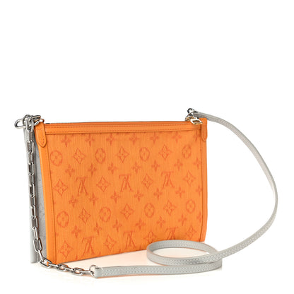 Louis Vuitton Monogram Antartica Double Flat Messenger 3 of 11
