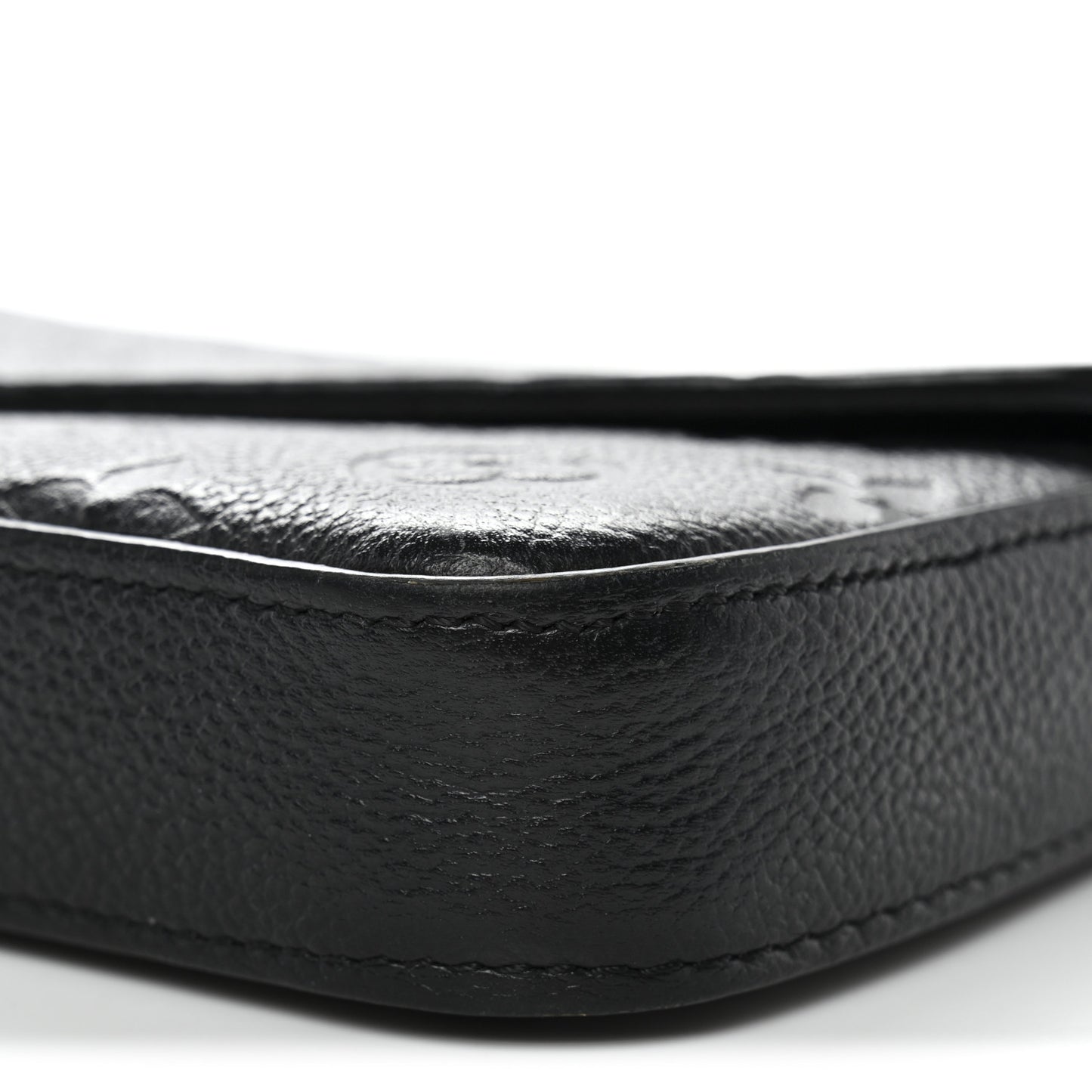 Empreinte Pochette Felicie Chain Wallet Black
