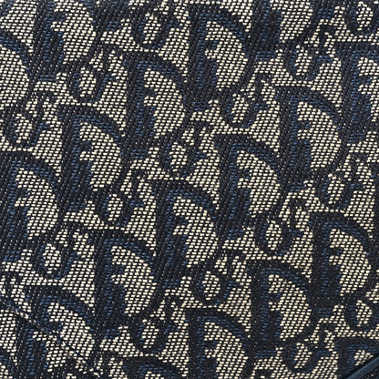 Christian Dior Monogram Mini Saddle Pochette Navy 8 of 10