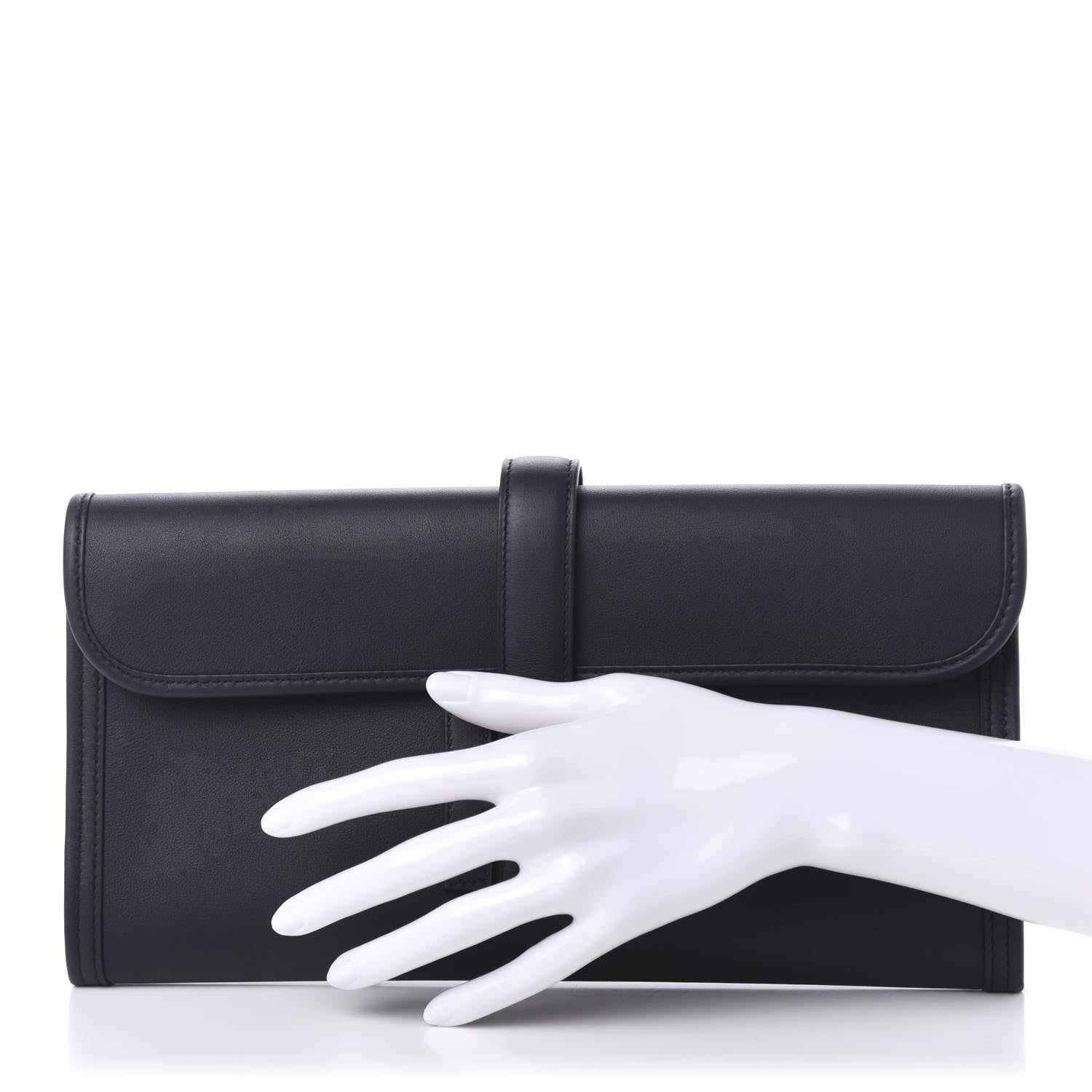Hermes Swift Jige Elan 29 Clutch Bleu Indigo 2 of 10