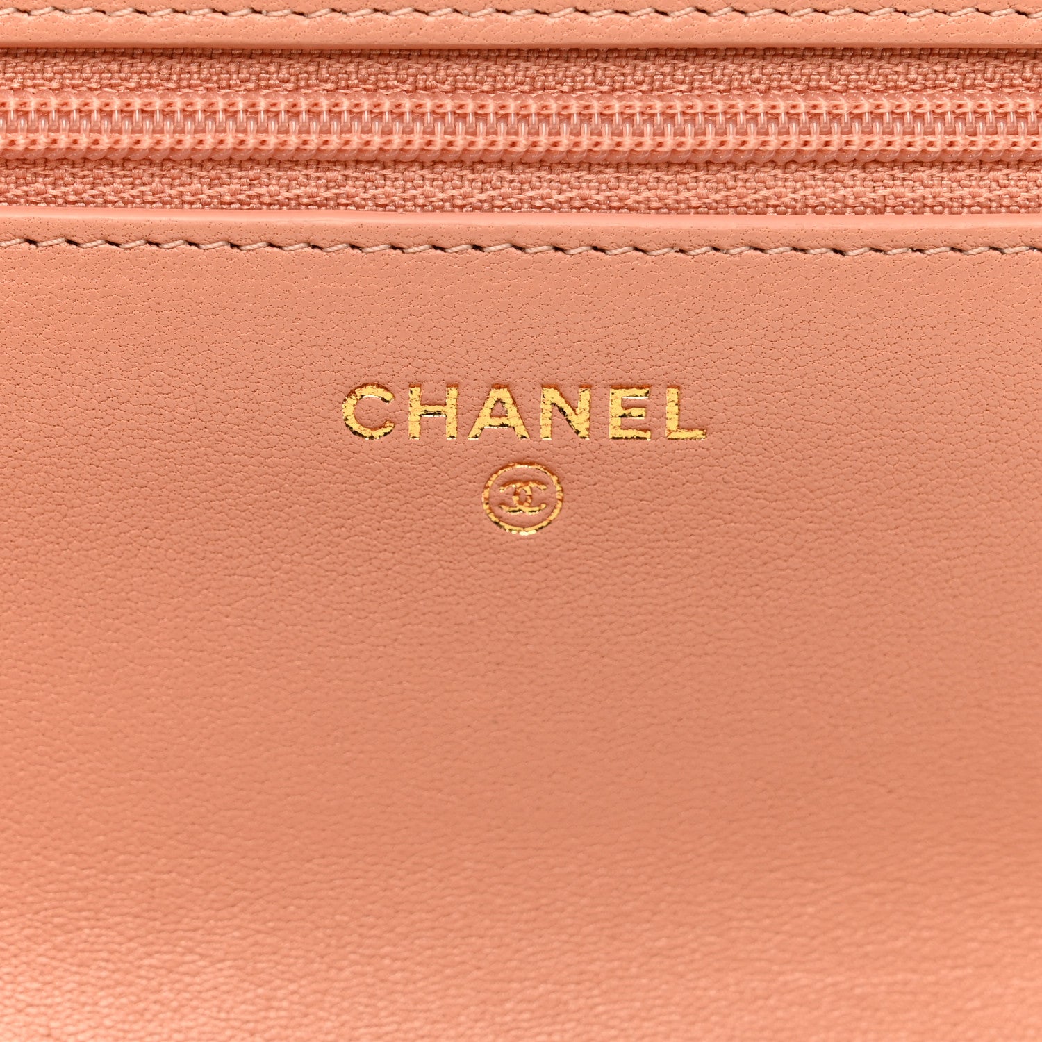 Chanel Lambskin Quilted Chanel 19 Wallet On Chain WOC Beige 7 of 12
