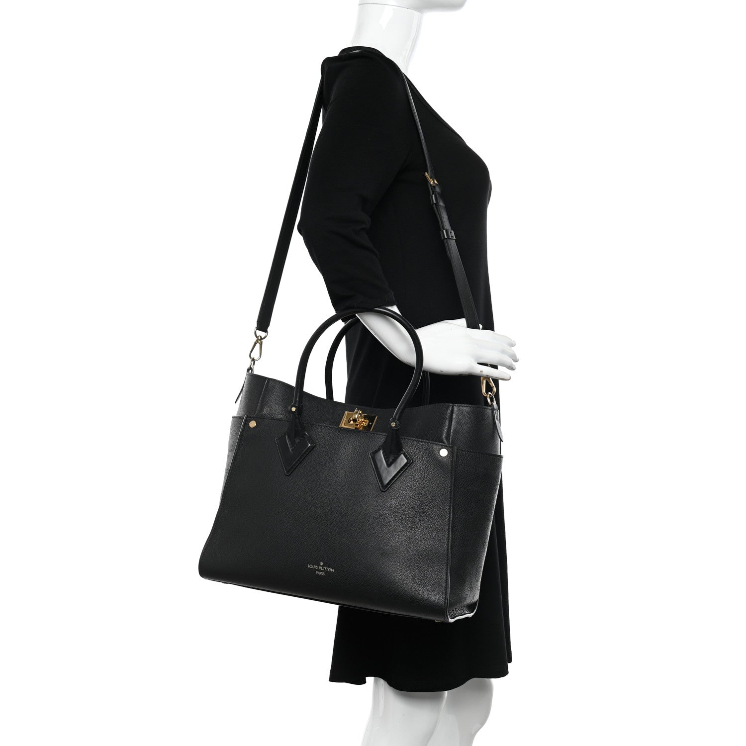 Louis Vuitton Mahina On My Side GM Black 2 of 14
