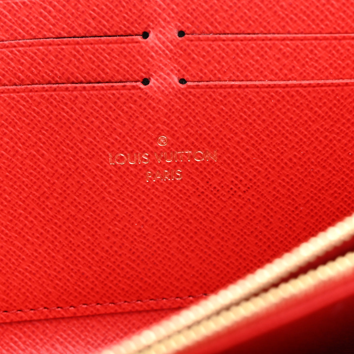Monogram Zippy Wallet Coquelicot