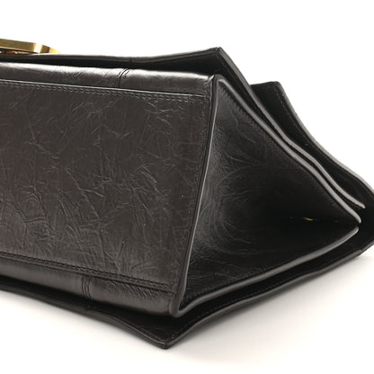 Balenciaga Crushed Calfskin Medium Crush Chain Bag Expresso 10 of 10