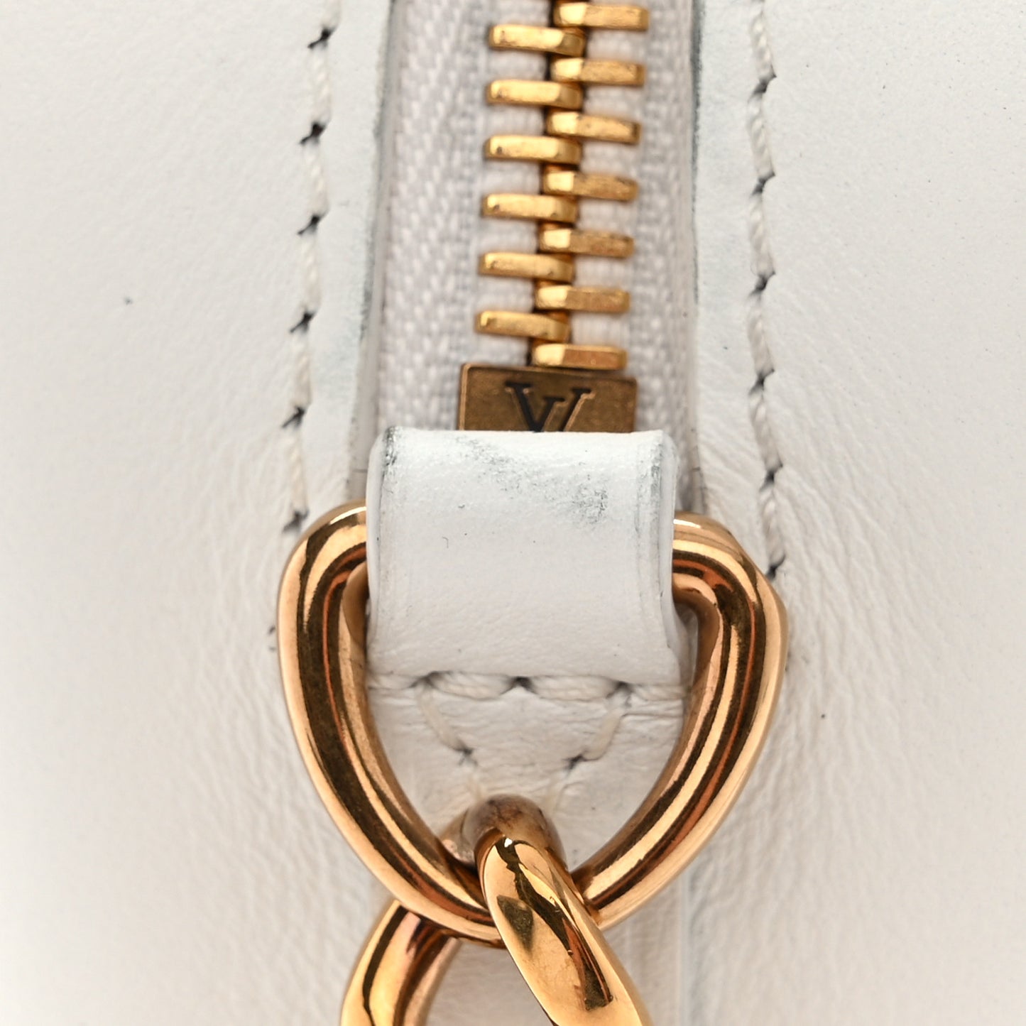 Calfskin New Wave Camera Bag White