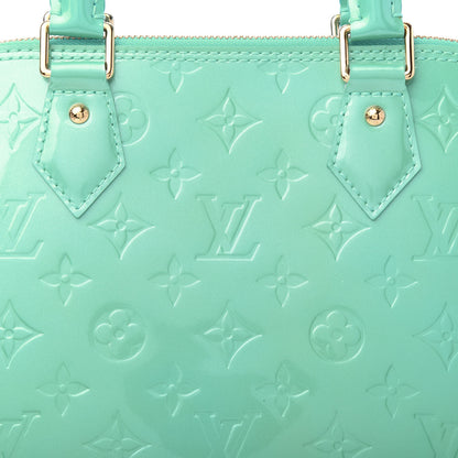 Louis Vuitton Vernis Alma PM Blue Lagon 9 of 9