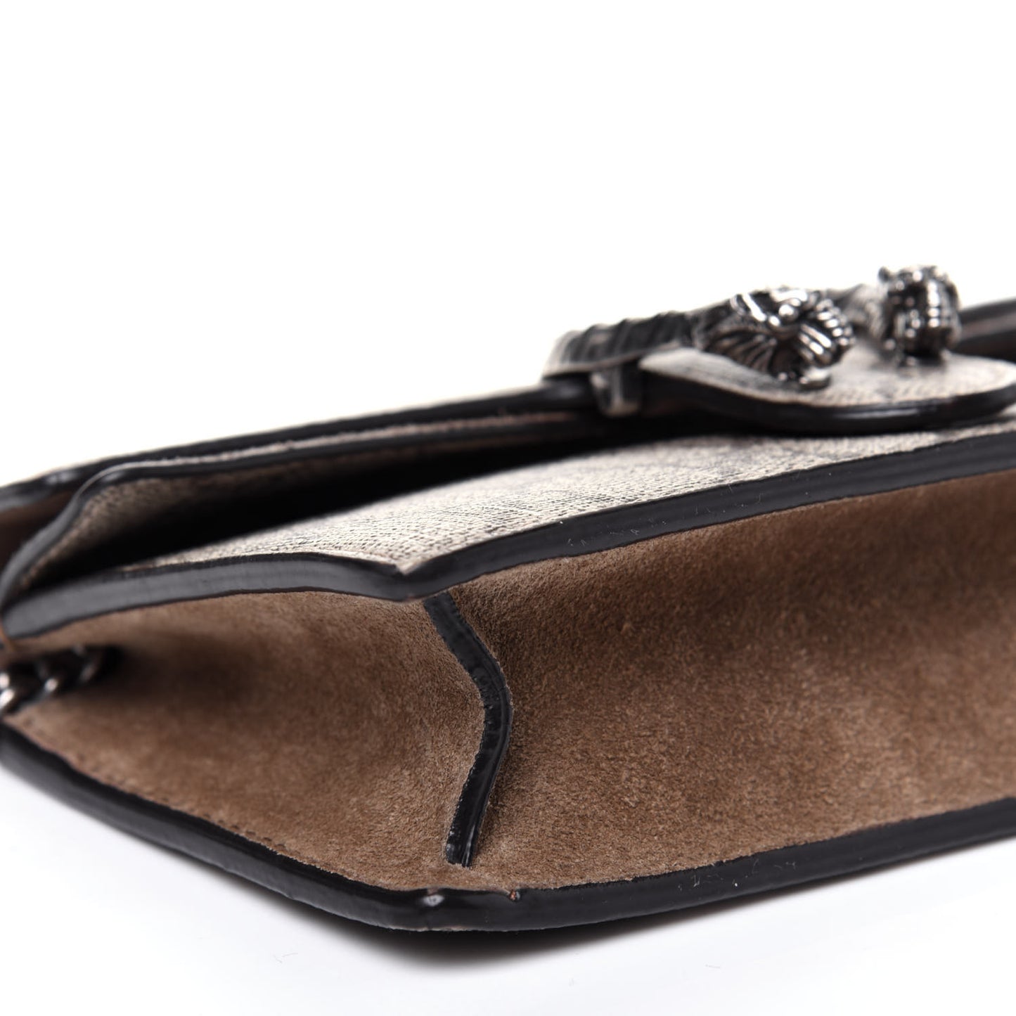 GG Supreme Monogram Super Mini Dionysus Shoulder Bag Taupe