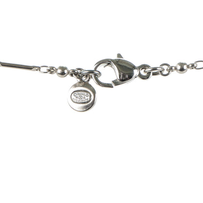 Chanel Crystal CC Pearl Lariat Necklace Silver 3 of 4