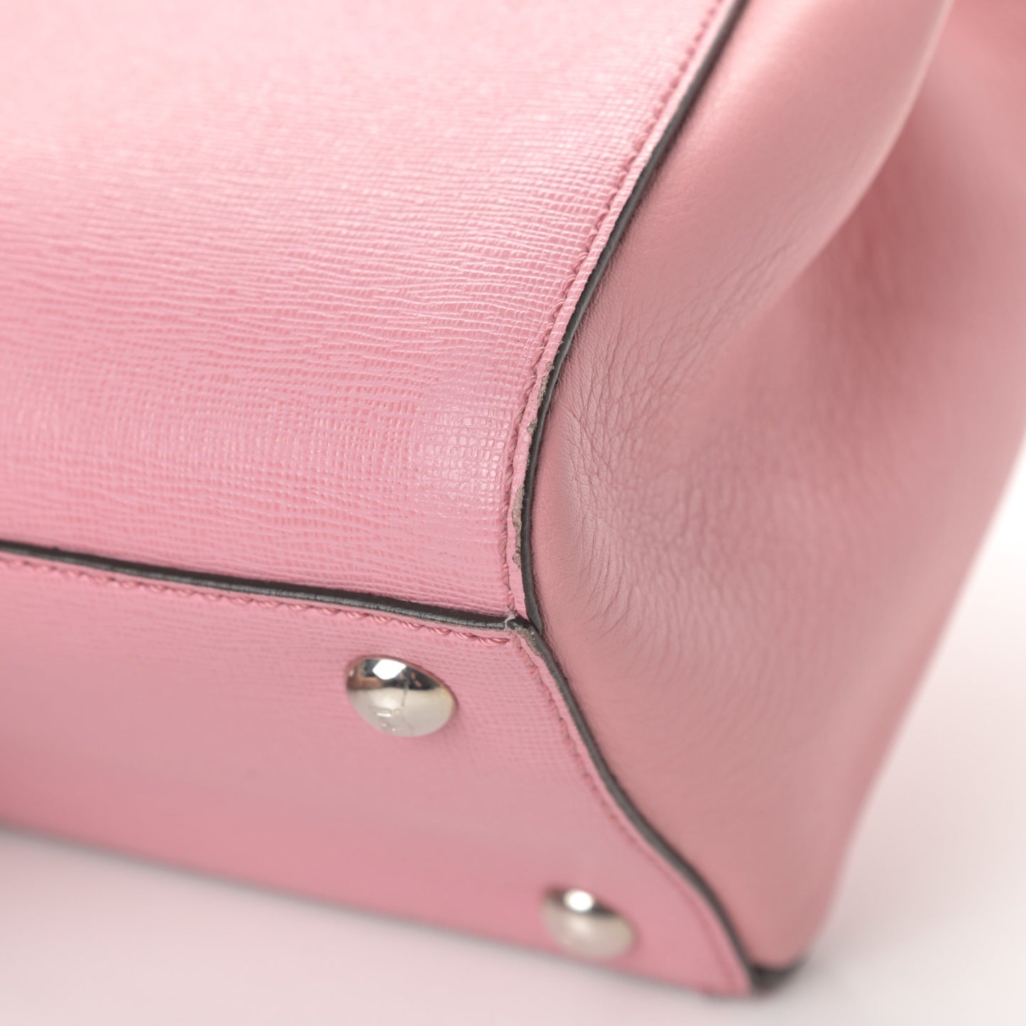 Vitello Elite Flamingo Mink Monster Charm Petite 2Jours Tote Pink Multicolor