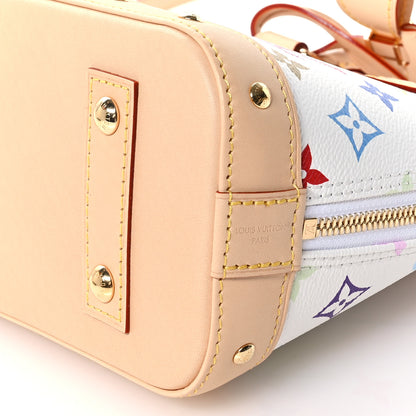 Louis Vuitton LV x TM Monogram Multicolor Alma BB White 10 of 11