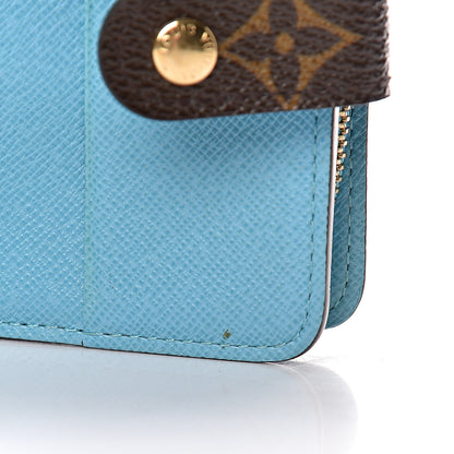Louis Vuitton Monogram Groom Compact Zip Wallet Blue 14 of 19