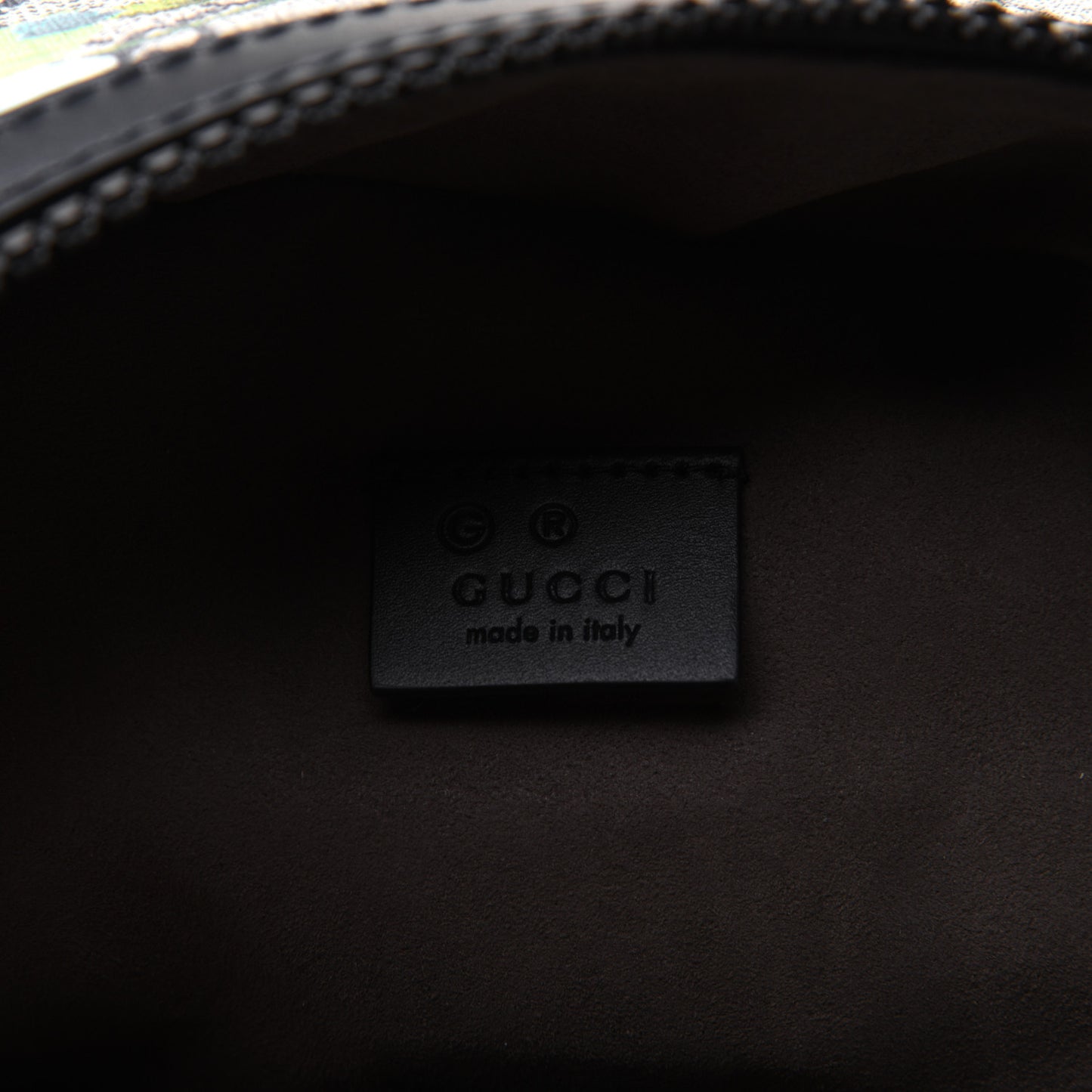 GG Supreme Monogram Blooms Medium Day Backpack Beige Blue Navy