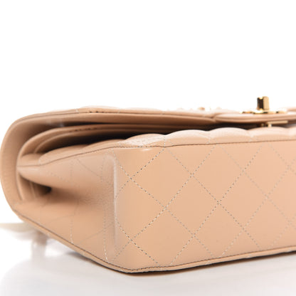 Chanel Caviar Quilted Medium Double Flap Beige 6 of 10