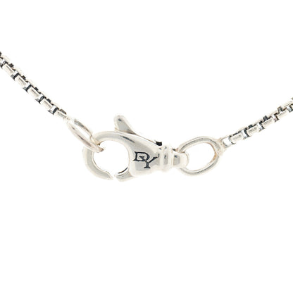 David Yurman Sterling Silver Diamond Blue Topaz 9mm Petite Chatelaine Pendant Necklace 5 of 6
