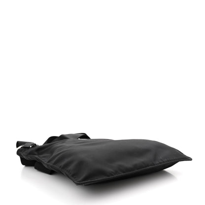 Prada Nylon Vela Flat Messenger Bag Black 4 of 11