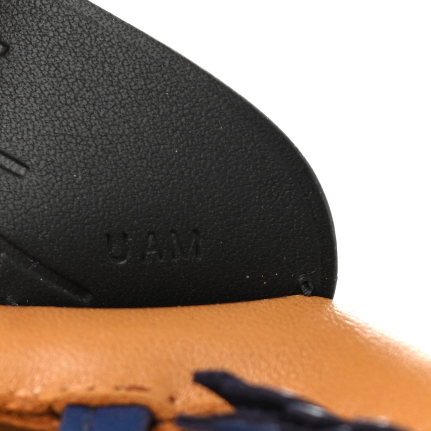Hermes Milo Lambskin Grigri Rodeo Pegase Horse Bag Charm PM Sesame Black Bleu Saphir 4 of 5