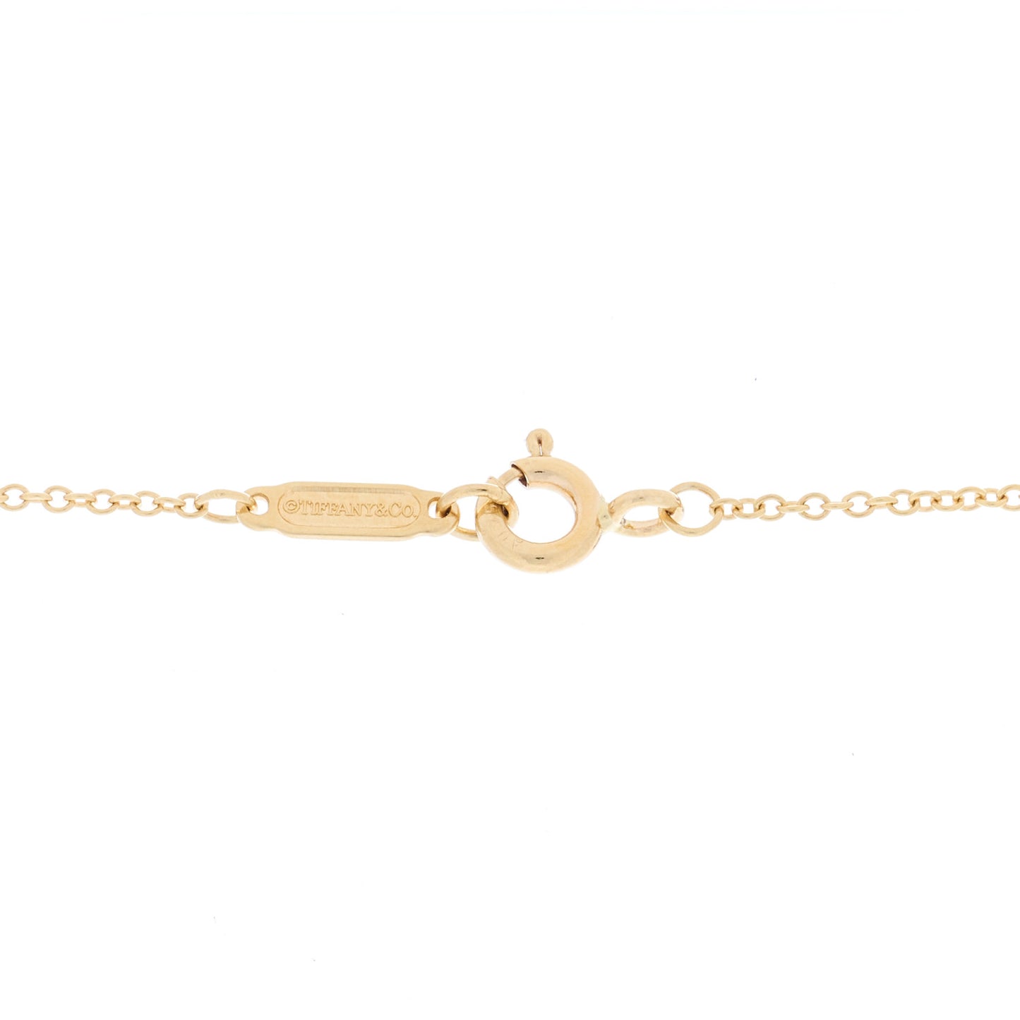 18K Yellow Gold Diamond Citrine Daisy Key Pendant Necklace