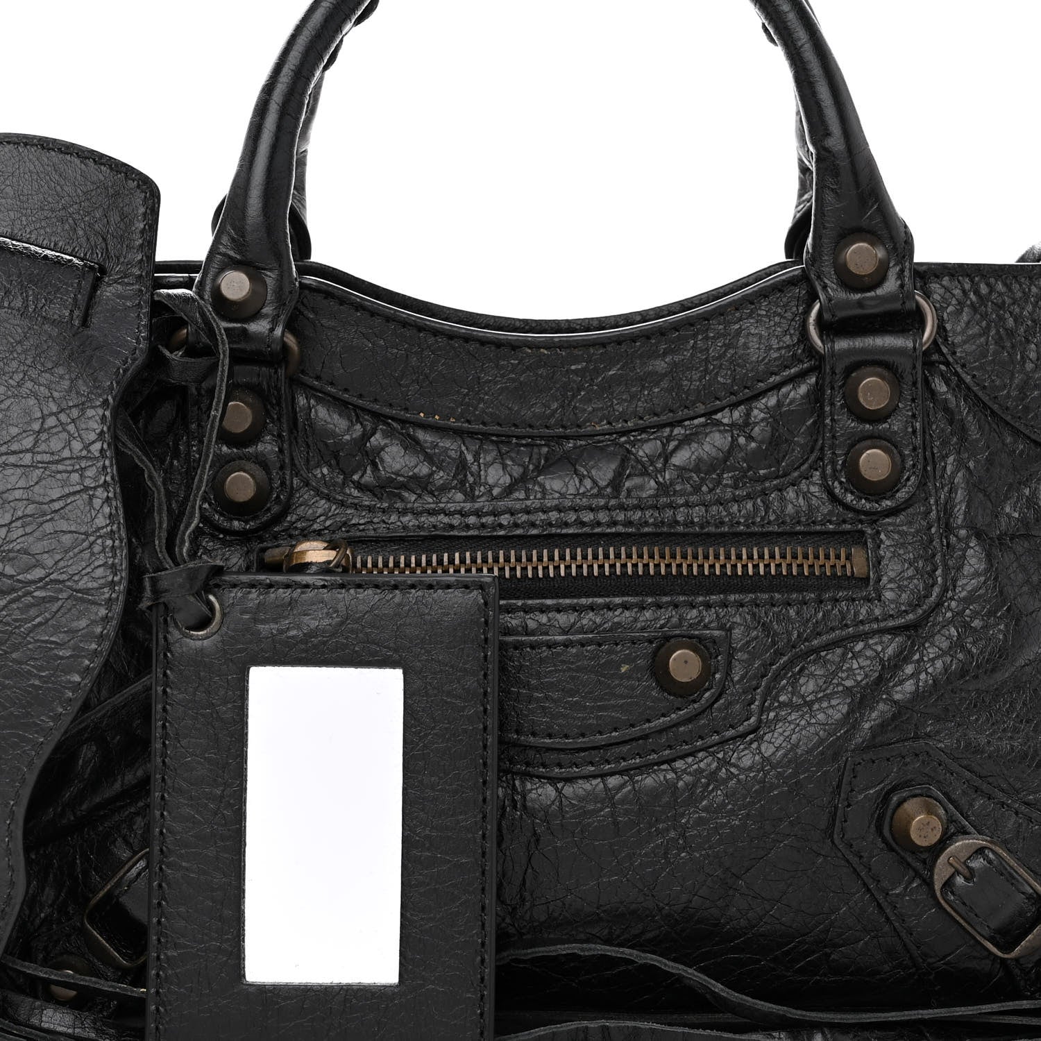 Balenciaga Agneau Classic Hardware Mini City Black 7 of 9