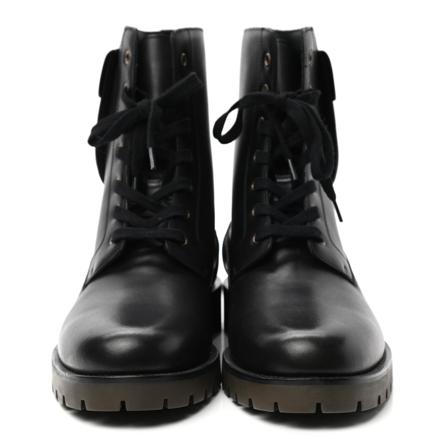 Calfskin Mens Defense Ankle Boots 43 Black