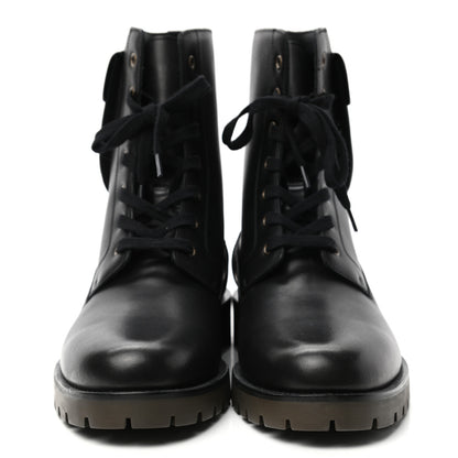 Hermes Calfskin Mens Defense Ankle Boots 43 Black 2 of 8