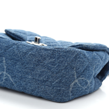 Chanel Denim CC Quilted Mini Square Flap Blue 9 of 9