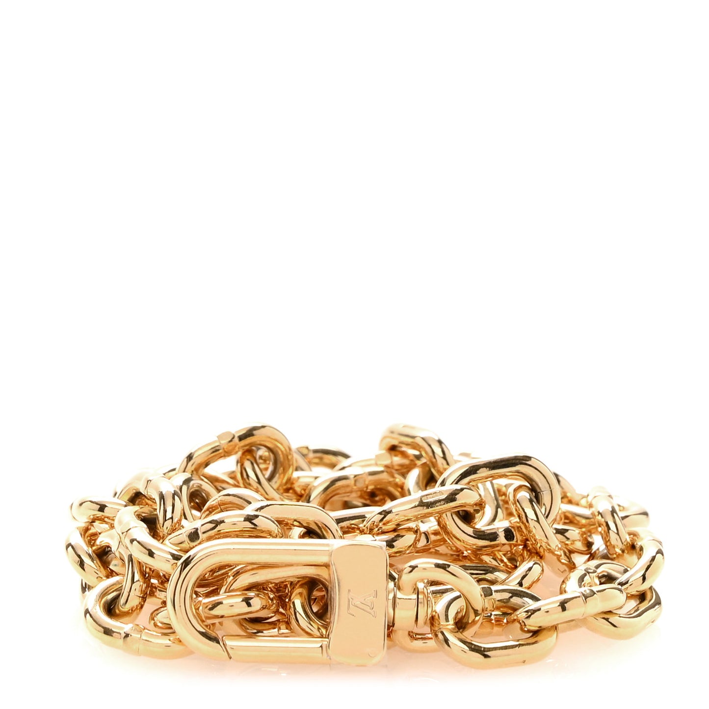Metal Pochette Accessories Chain Strap Gold