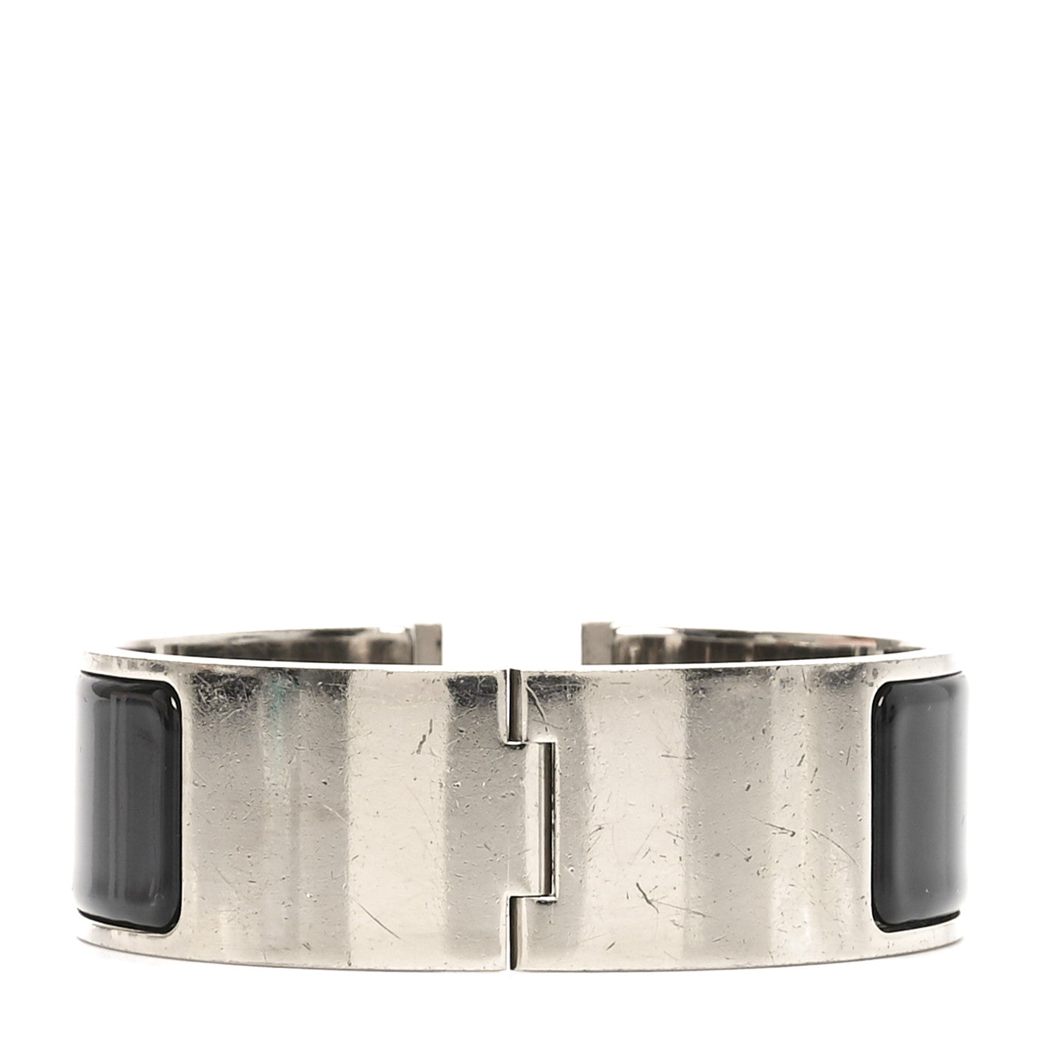 Hermes Enamel Wide Clic Clac H Bracelet PM Black 3 of 4