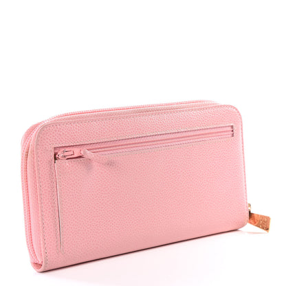 Chanel Caviar Large Timeless CC Zip Around Wallet Pink 2 of 12