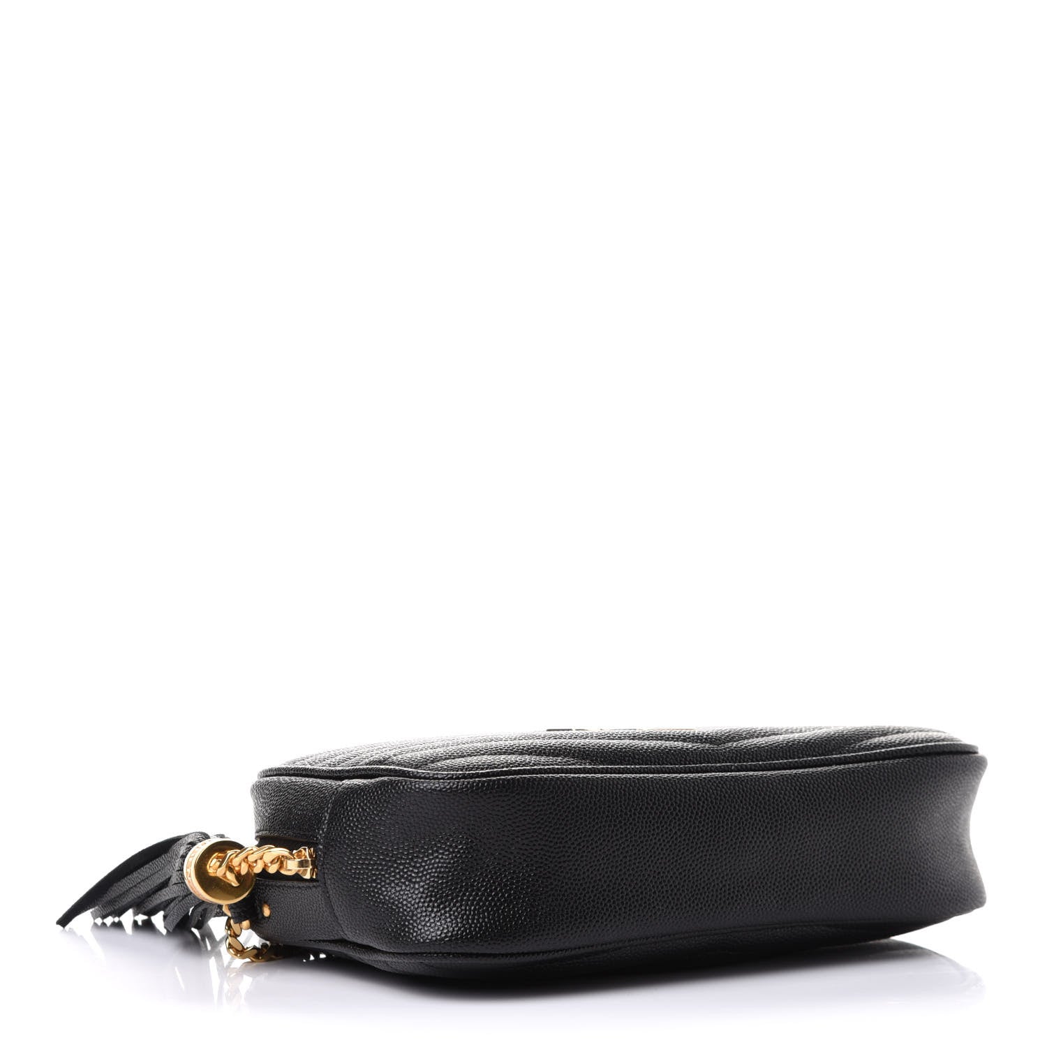 Saint Laurent Grain De Poudre Matelasse Monogram Mini Lou Camera Bag Black 4 of 4