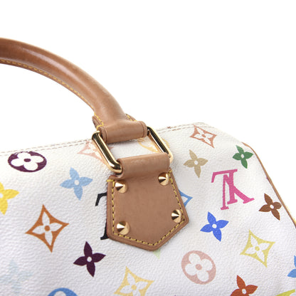 Louis Vuitton Monogram Multicolor Speedy 30 White 19 of 27